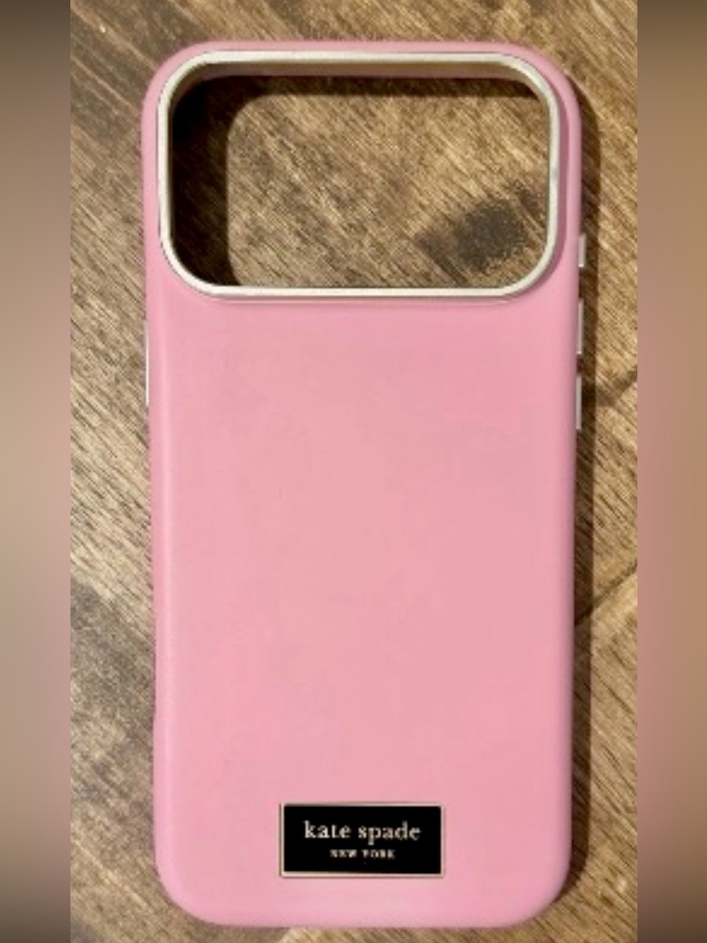 kate spade Pink Slim Protective Phone Case with Logo Plaque